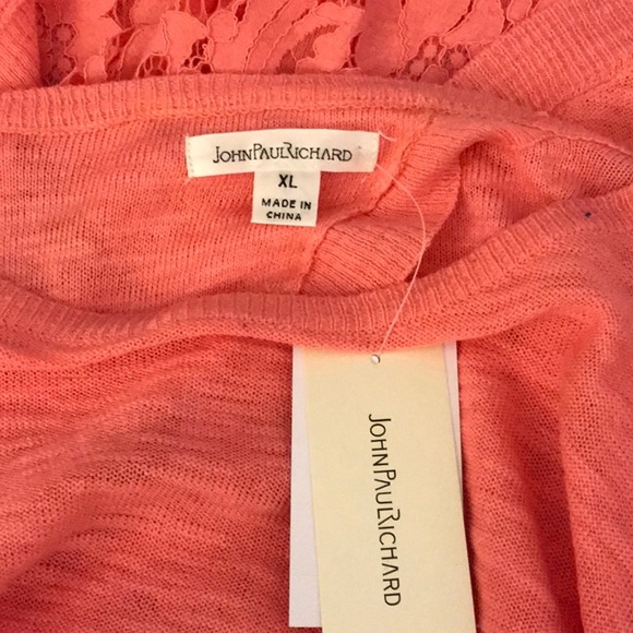 John Paul Richard Coral Top - Picture 3 of 4